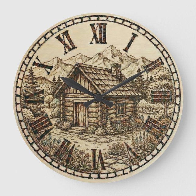 Cabin Wall Clock (Front)