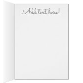 "Cabin Watercolor Sketch/Arrowhead" Greeting Card (Inside (Right))