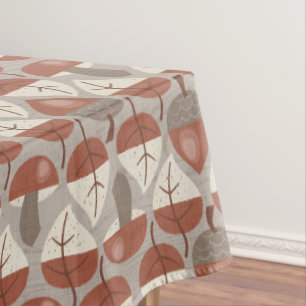 Cabincore Autumnal Stripes Tablecloth