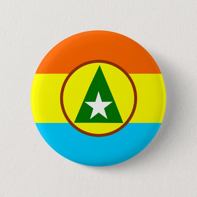 Cabinda, Angola Pinback Button (Front)