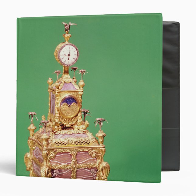 Cabinet clock, c.1766 3 ring binder (Front/Inside)