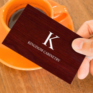 Cabinet Maker Business Card Template