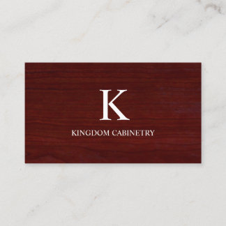 Cabinet Maker Business Card Template