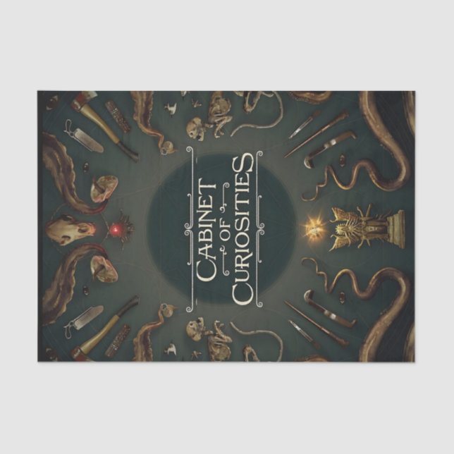 Cabinet of Curiosities Poster Tissue Paper (Front)