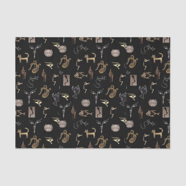 Cabinet of Curiosities Small Items Tissue Paper (Front)