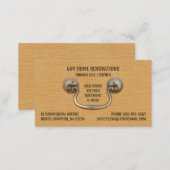 Cabinetry Carpentry Business Card (Front/Back)