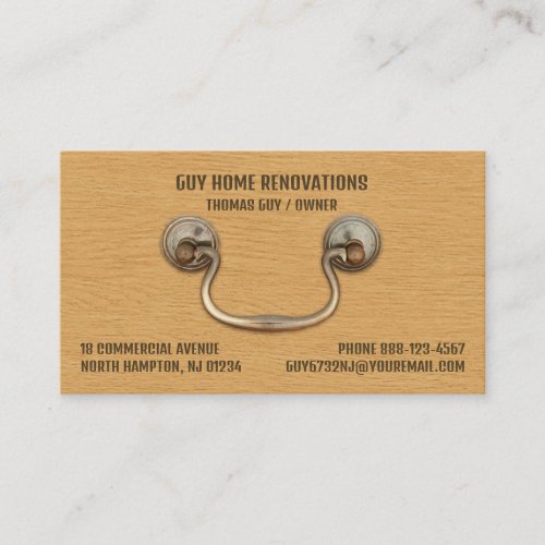 Cabinetry / Carpentry Business Card