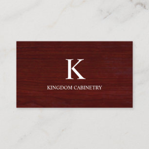 Cabinetry Carpentry Business Card Template