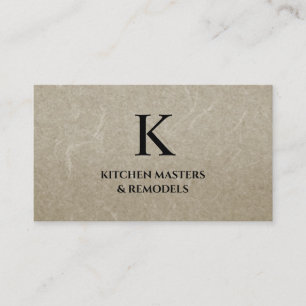 Cabinetry Masonry Business Card Template