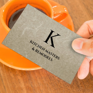 Cabinetry Masonry Business Card Template