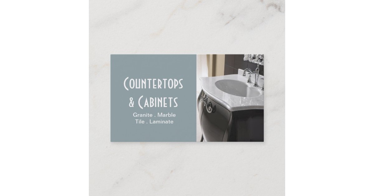 Countertops Tile Stone Granite Marble Business Card Zazzle