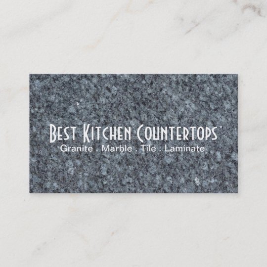 Cabinets Countertops Tile Stone Granite Marble Business Card
