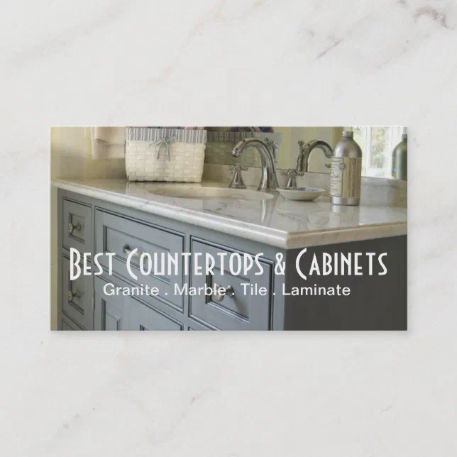 Countertops Tile Stone Granite Marble Business Card Zazzle