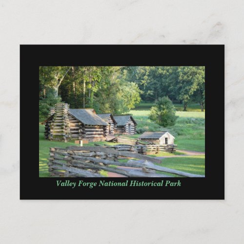 Cabins at Valley Forge Postcard