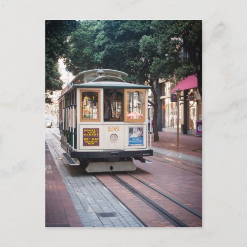 Cable Car of San Francisco Postcard