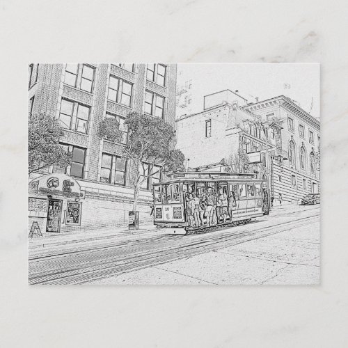 Cable Car Postcard