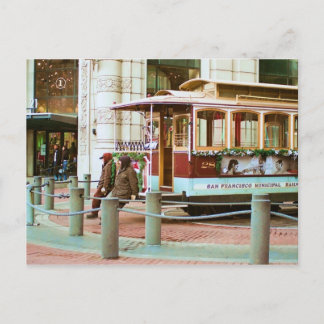 Cable Car turn-around Postcard