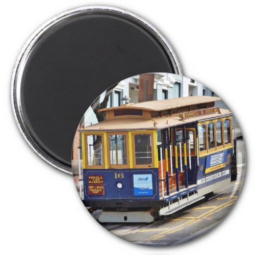Cable Cars In San Francisco Magnet