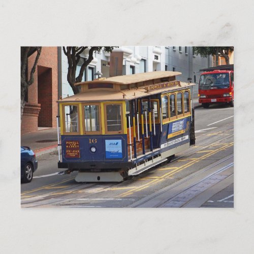 Cable Cars San Francisco Postcard