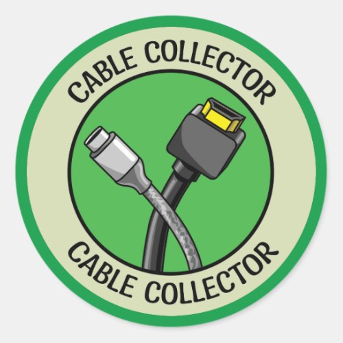 Cable Collector Milestone Sticker