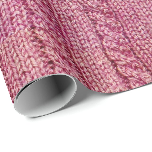 Cable knit sweater wrapping paper (Roll Corner)