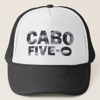Cabo 50 camo trucker hat