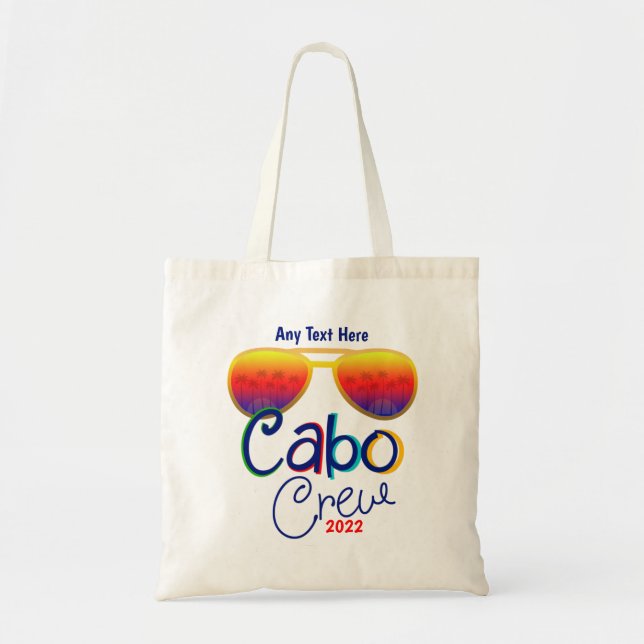 Cabo Crew Vacation Family Honeymoon Girls Group Tote Bag (Front)
