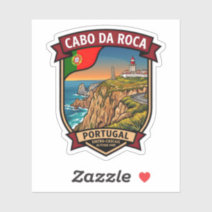 Cabo da Roca Europe Westernmost Point Sticker