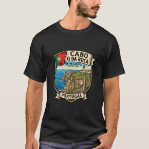 Cabo da Roca Portugal Coastal Adventure T-Shirt