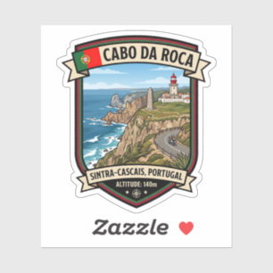 Cabo da Roca Sintra Scenic Drive Sticker