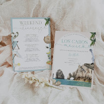 Cabo Mexico Bachelorette Invitation & Itinerary