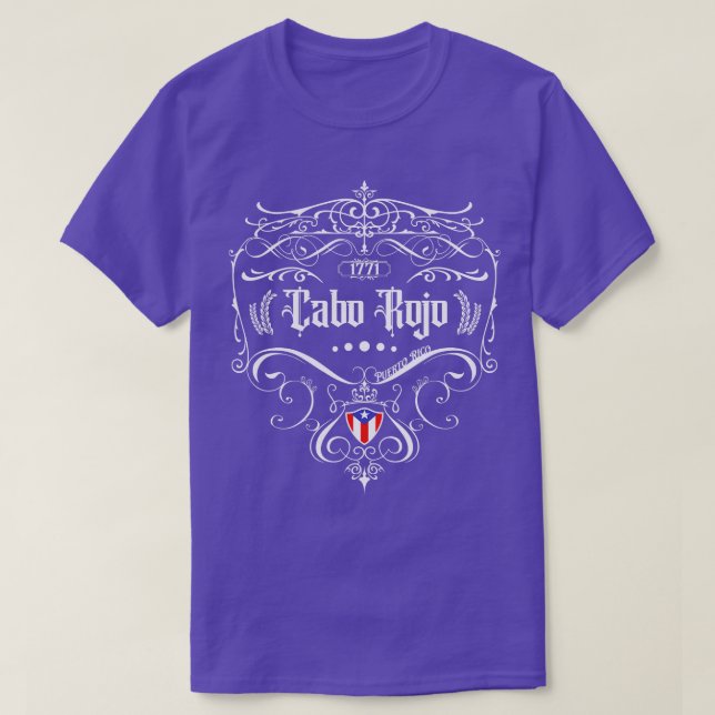 Cabo Rojo Vintage design T-Shirt (Design Front)