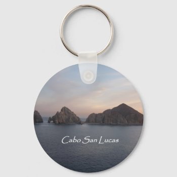 Cabo San Lucas At Sunset Keychain by addictedtocruises at Zazzle