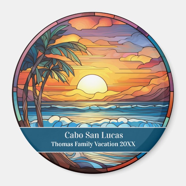 Cabo San Lucas Beach Vacation Magnet (Front)