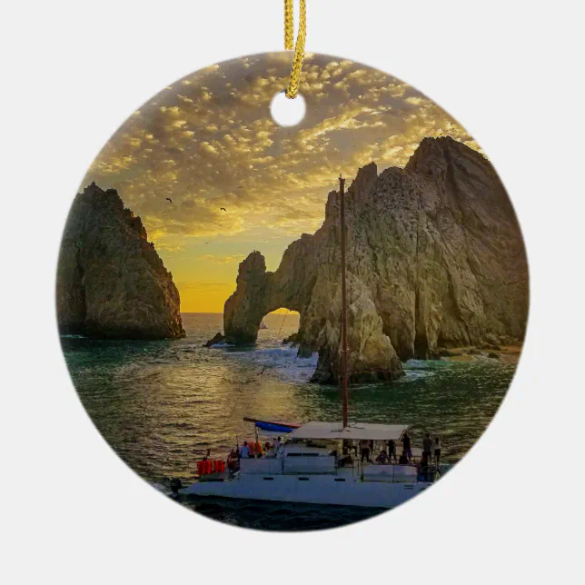 Cabo San Lucas Christmas Ornament with date Zazzle