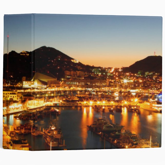 Cabo San Lucas Cityscape At Sunset, Mexico Binder (Front/Spine)