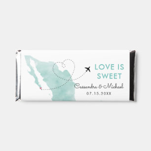 Cabo San Lucas Destination Wedding   Love is Sweet Hershey Bar Favors