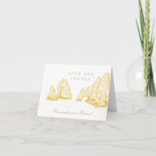Cabo San Lucas Destination Wedding Thank You Card