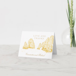 Cabo San Lucas | Destination Wedding | Thank You  Card