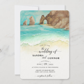 Cabo San Lucas | El Arco | Destination Wedding Invitation