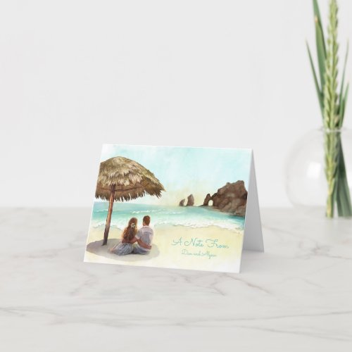 Cabo San Lucas  El Arco  Personalized Note Card