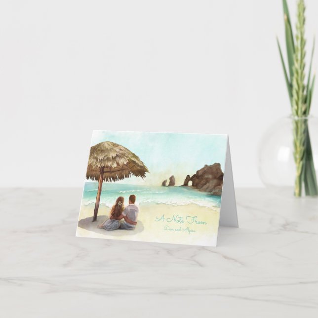 Cabo San Lucas | El Arco | Personalized Note Card (Front)