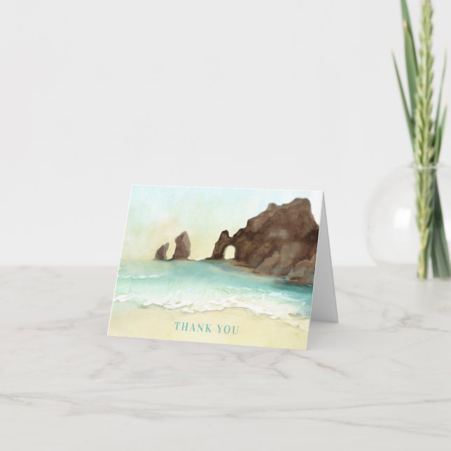 Cabo San Lucas | El Arco Thank You Card (Front)