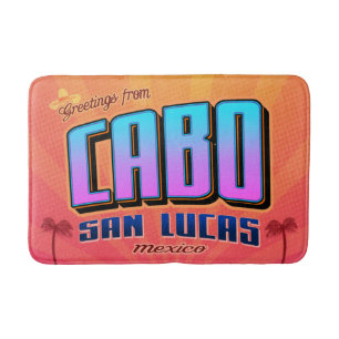 Cabo San Lucas Mexico Bathroom Mat