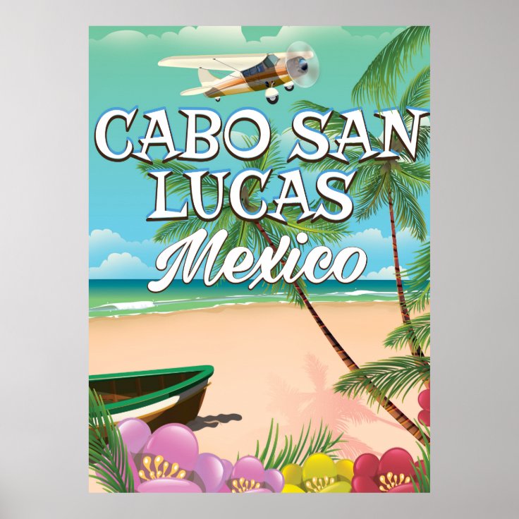 Cabo San Lucas Mexico Beach poster | Zazzle