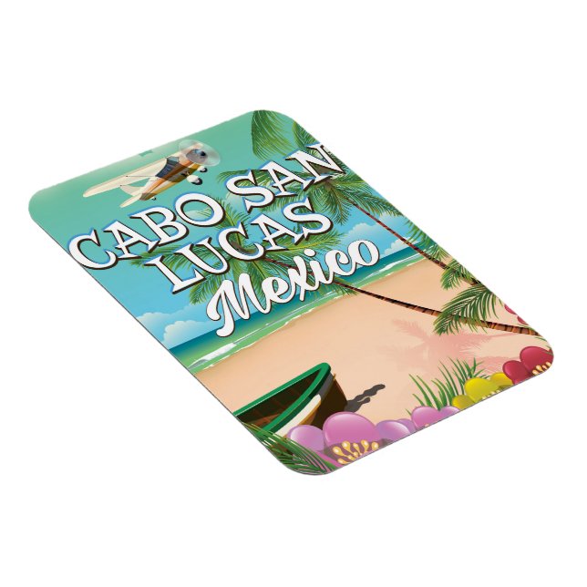 Cabo San Lucas Mexico Beach poster Magnet (Right Side)