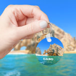 Cabo San Lucas Mexico Beach The Arch Keychain<br><div class="desc">This design was created though digital art. It may be personalized in the area provided by changing the photo and/or text. Or it can be customized by choosing the click to customize further option and delete or change the color the background, add text, change the text color or style, or...</div>