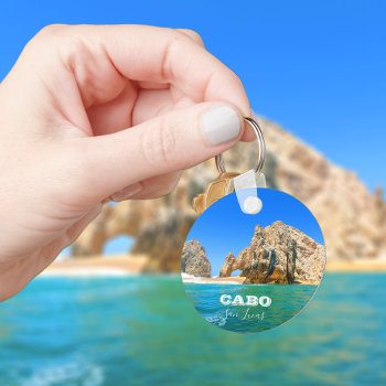 Cabo San Lucas Mexico Beach The Arch Keychain by ColorFlowCreations at Zazzle