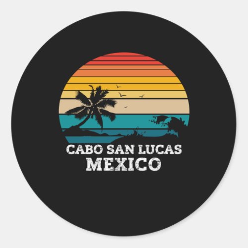 CABO SAN LUCAS MEXICO CLASSIC ROUND STICKER