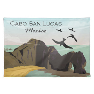 Cabo San Lucas Mexico Cloth Placemat